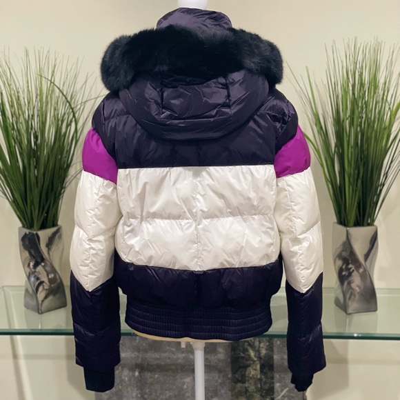 Toni Sailer Franka Ski Jacket with Real Fur 40 / 10 - Picture 10 of 15